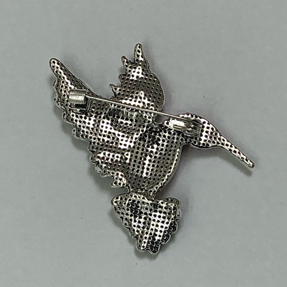 Multi Colored Hummingbird Brooch - Picture 4 of 6